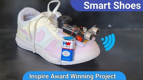 Smart Shoes @ Best Inspire Award  Science Fair project @ How to Make smart shoes for blind @ Ardiuno