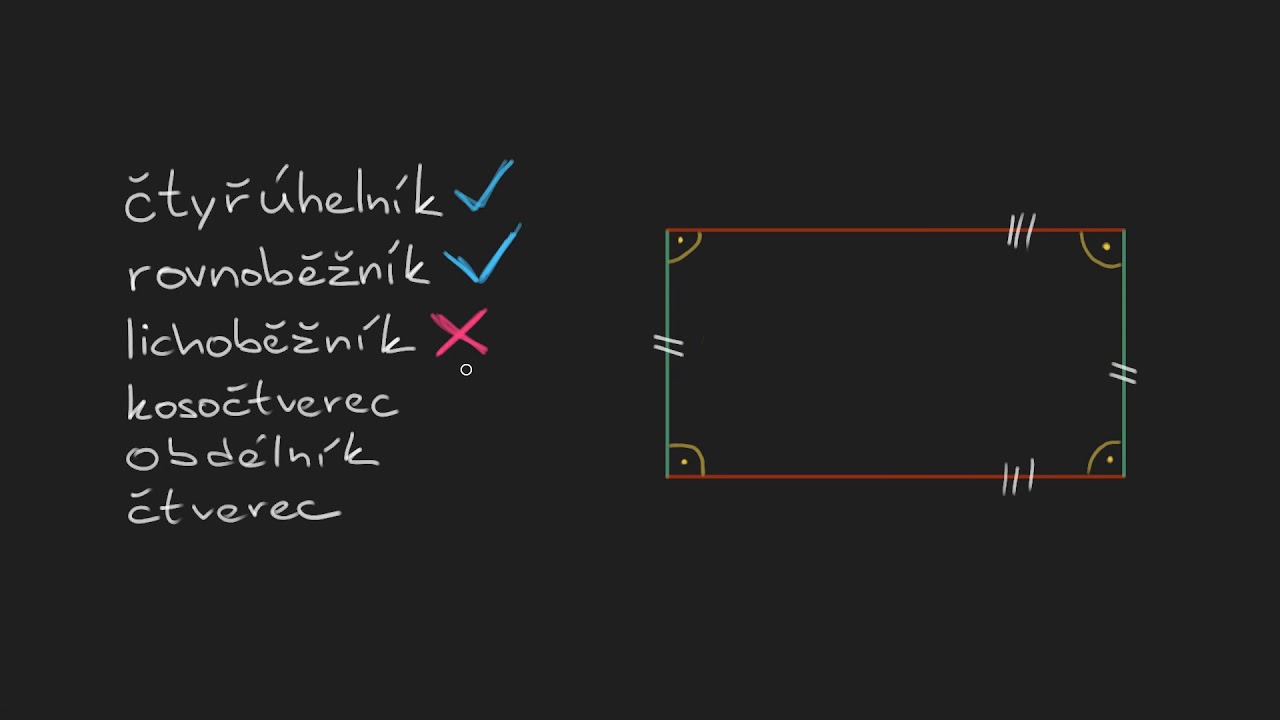 Vlastnosti čtyřúhelníků  | Geometrie | Khan Academy