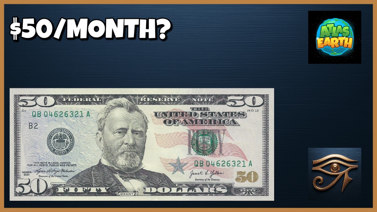 How Many Parcels Gets You $50/Month in Atlas Earth? (2026)