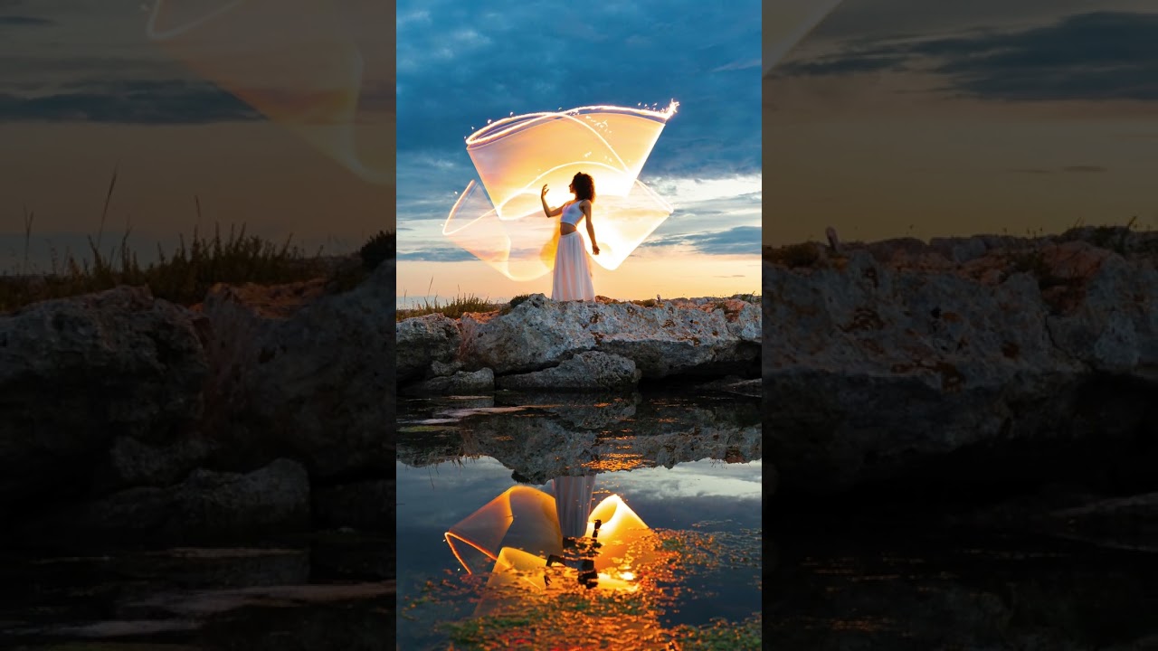Just had a magical light-painting session at Sant Isidoro in Puglia
