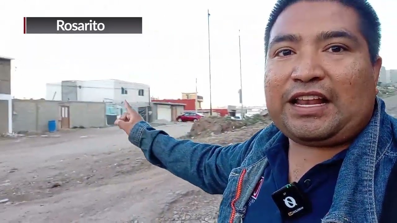 #ROSARITO | CALLE VIVA ESPAÑA QUE ES UNA SUBIDA PIDEN MEJORAR LA ZONA POR EL LODO EN LLUVIAS