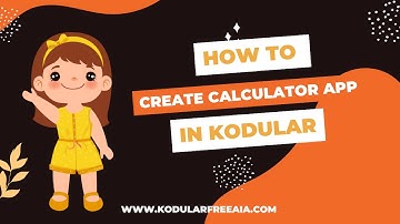 Free AIA: Calculator App in Kodular For Beginners | Kodular Creator | Kodularfreeaia | Kodular Apps