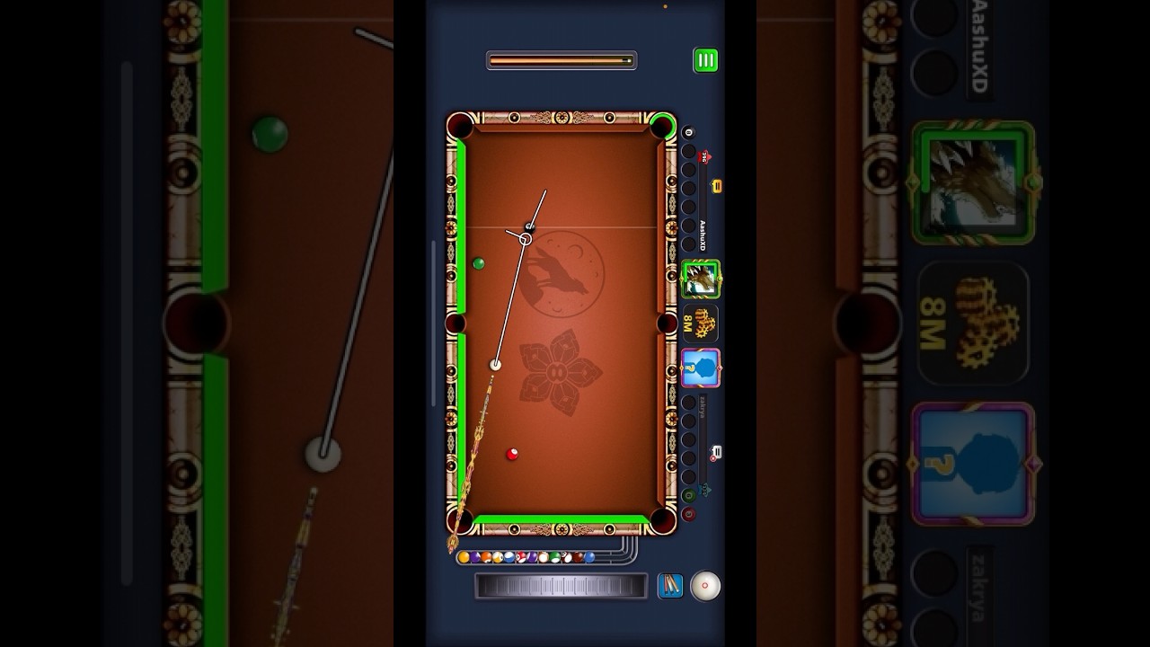 Knuckle shot level up level 99 to level 999 kiss shot in 8 Ball Pool