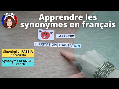 Vidéo: Qui est synonyme de hâte ?