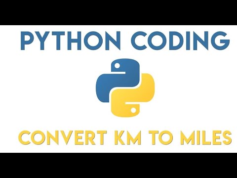How to Convert Kilometers to Miles using Python language