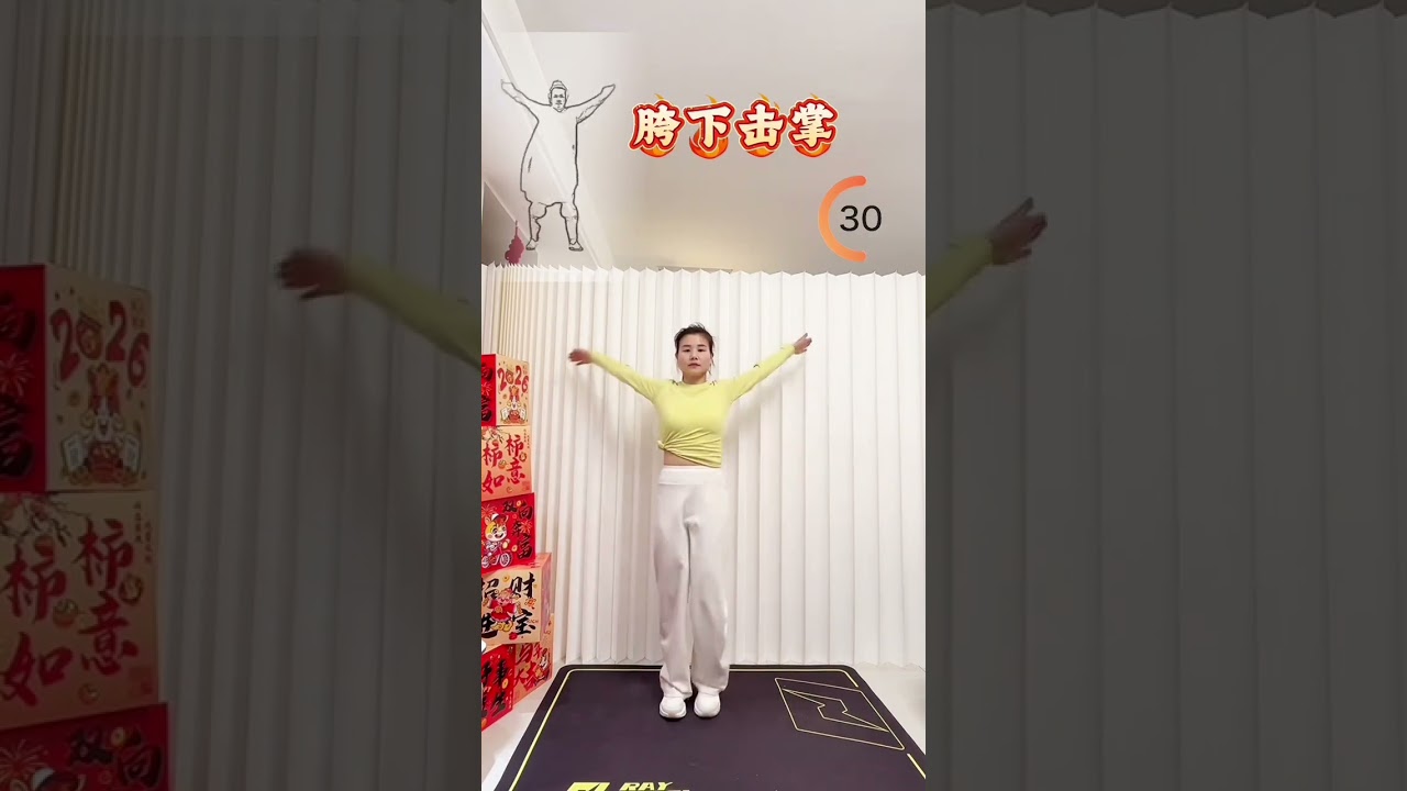 Gain weight during the Spring Festival Save your fat 10-minute fat-burning workout #It s s