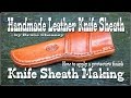 Knife Sheath Making Tutorial by Bruce Cheaney Leathercraft - Leather Working