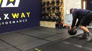Sprinter Start Med Ball chest pass