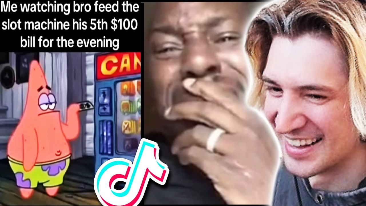 xQc DIES LAUGHING at TIK TOKS