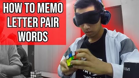 How to Memorise Letter Pair Words