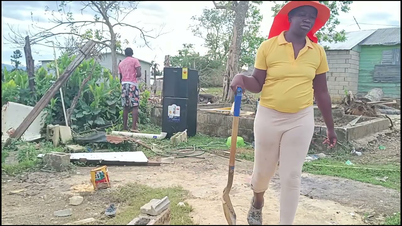 We build blocks to put under my house.