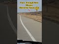Pass through New Mexico Welcome Texas USA 🇺🇸 #Texas #usa #roadtrip #travel #familytravel #trending