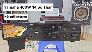 Âm Ly Hiện Đại Kết Nối Internet Cs 400W 14 Sò Than Usb Flac Đài Fm108 Optical 24Bit