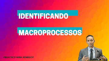 IDENTIFICANCO MACROPROCESSOS