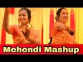 Mehendi mashup  dance by pooja  shrutika  wedding song  kunal weds shivani  shubh ghadigud nal