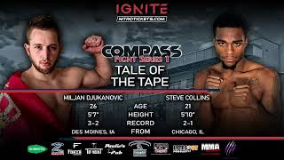 Ignite Fights Miljan Djukanovic vs Steve Collins