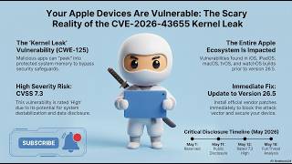 Your Apple Devices Are Vulnerable:The Scary Reality of the CVE-2026-43655 Kernel Leak #cybersecurity