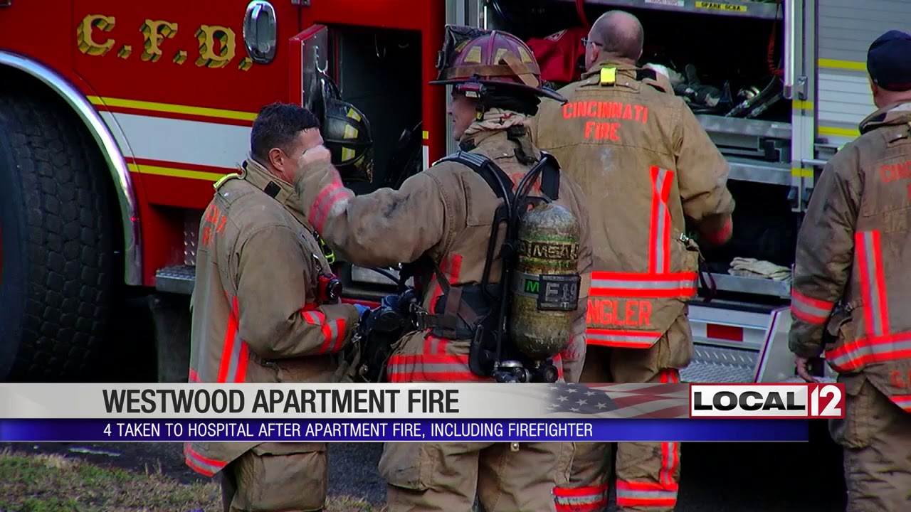 Four people injured in Westwood apartment fire YouTube