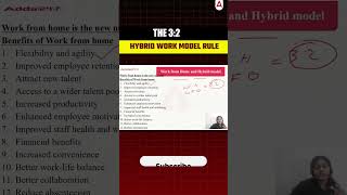 क्या है 3:2 Hybrid Work Model? #caiib #caiibelective #hrm #caiibelectivehrm #officersadda247