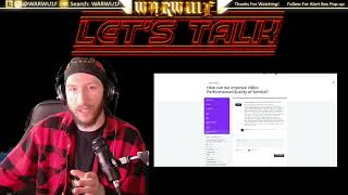 Let's Talk - Twitch Path To Affiliate Transcode/Video Options Rewards