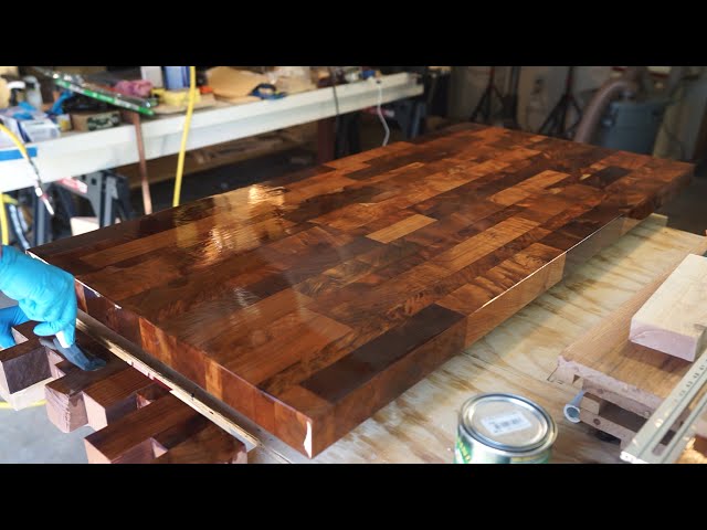 End Grain Butcher Block Reclaimed Wood Countertop