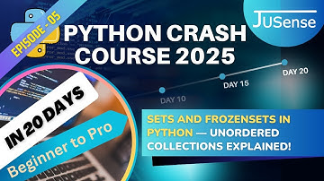 Sets and Frozen sets in Python — Unordered Collections Explained | Episode 5