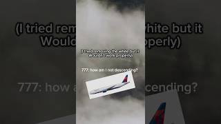 777 goes into tornado animation (NOT REALISTIC) #tornado #storm #stormchasing #aviation