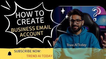 How to create a business email account in 5 minutes? || How To Create A Professional Business Email?