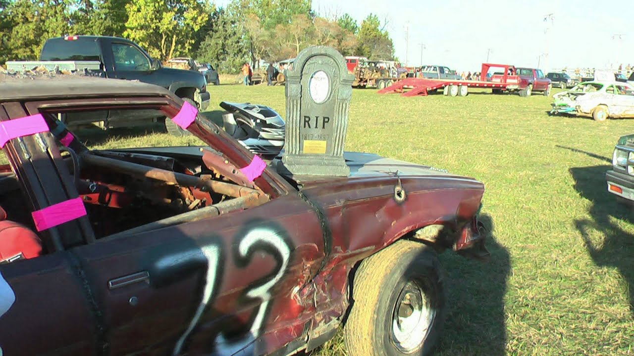 demolition derby fulton 2013 YouTube