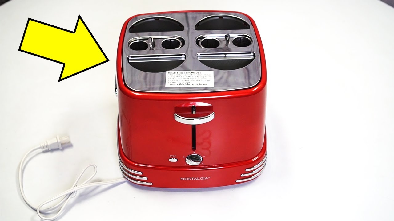 Nostalgia 4 Slot Hot Dog and Bun Toaster Review (Link Below 👇)