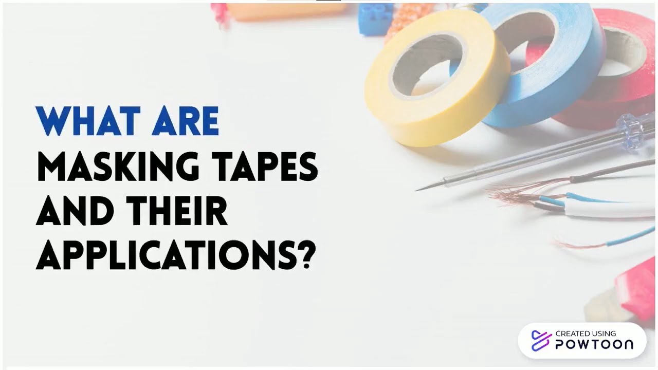 What are masking tapes and their applications? - YouTube