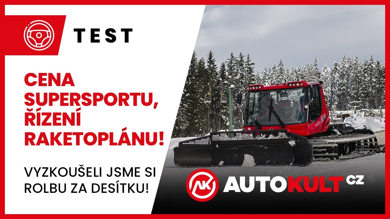 Řídí se jako raketoplán a stojí jako supersport - rolba Kässbohrer Pisten Bully 600