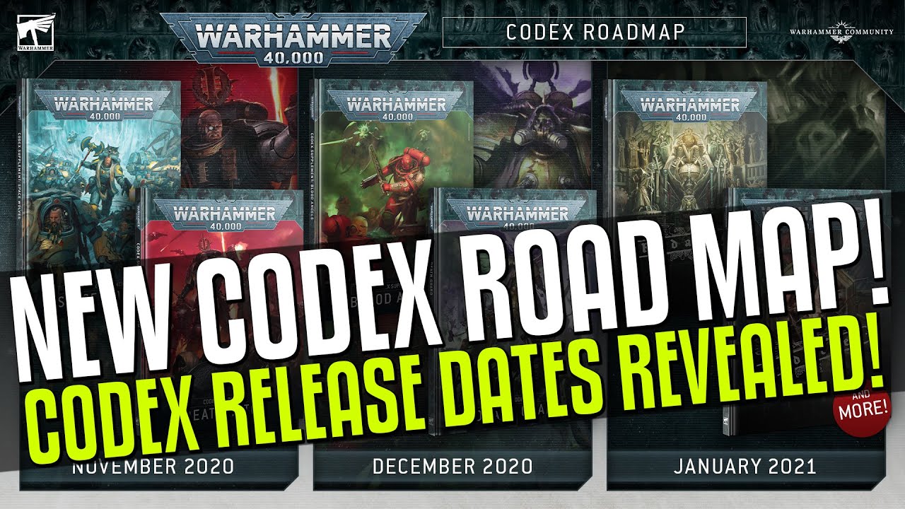 Warhammer 40k 9th edition codex release schedule nasvenative