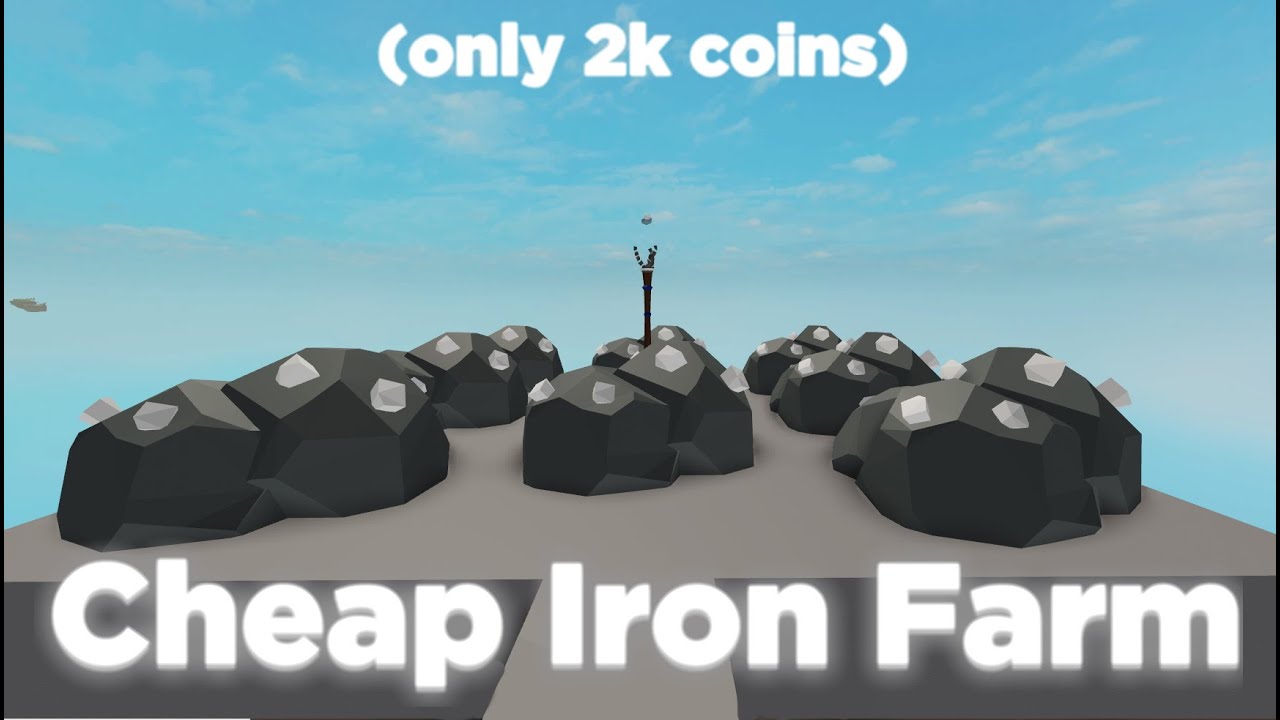 How To Make A Cheap Iron Farm In Roblox Skyblock Roblox Skyblock Cheap Iron Farm Tutorial Youtube - roblox how steel is made