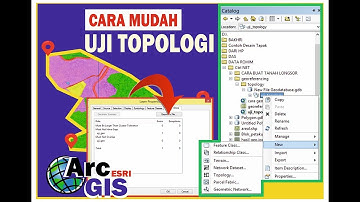 CARA MUDAH UJI TOPOLOGI DENGAN ArcGIS