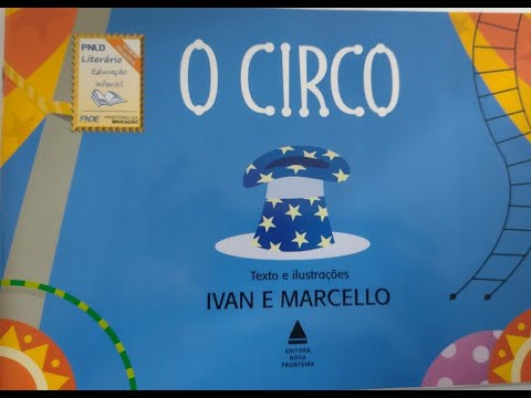 Livro o circo - Hora da história.