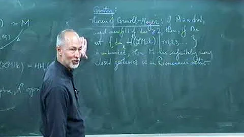 John McCleary (Vassar College, NY) / Discussing st...