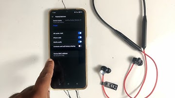 how to check Bluetooth earphone mac address on android