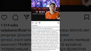 Perlakuan tak nyaman yg dialami band radja ketika manggung di malaysia #radja #konser #viral