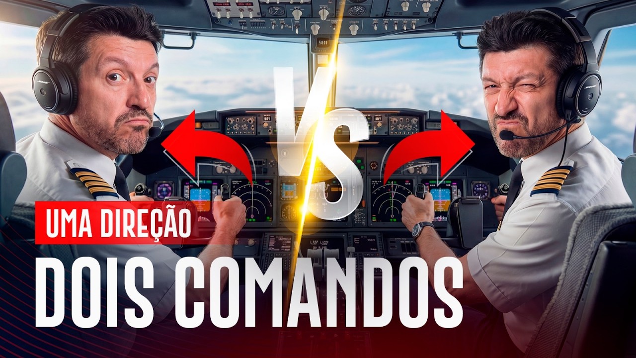 O que acontece com o avião se os pilotos viram cada um para um lado? | EP. 1409