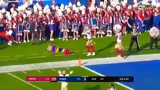 Adrian Colbert hit on Mike Thomas vs L.A Rams 2017