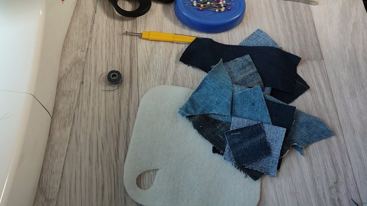 ПЕЧВОРК из СТАРЫХ ДЖИНСОВ. АПСАЙКЛИНГ. УТИЛИЗАЦИЯ лоскутов. DIY.