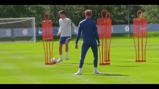 Football || kia havertz first training session with chelsea ⚽️