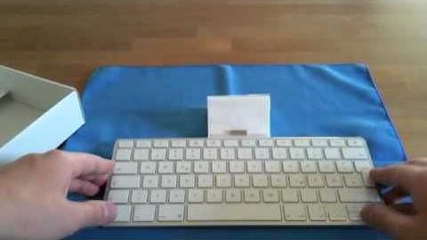 Apple Unboxing of iPad Keyboard Dock