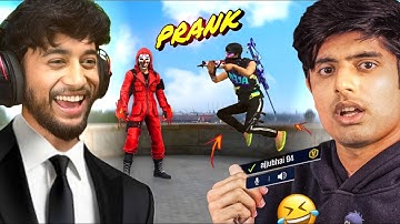 I Did Prank With Real AJJUBHAI Total Gaming fan 😂🔥 | Free Fire