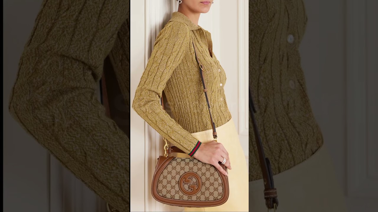 Gucci Blondie leather shoulder bag.