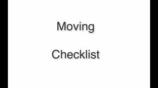 Celebrity Moving Checklist Profile