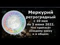 Что принесёт Меркурий ретроградный с 10 мая по 3 июня 2022 каждому знаку и в общем