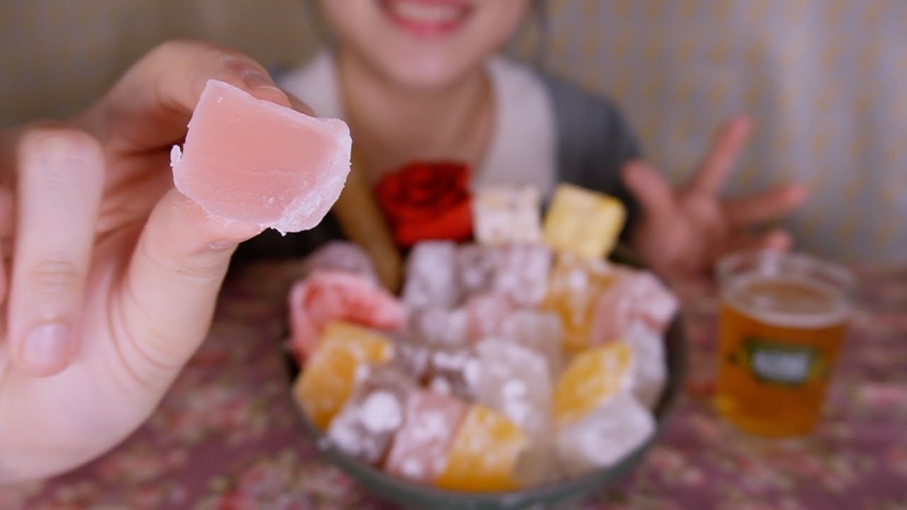 먹여주는 ASMRㅣ찹쌀젤리떡 한그릇 먹여 줄까요? Feeding ASMR