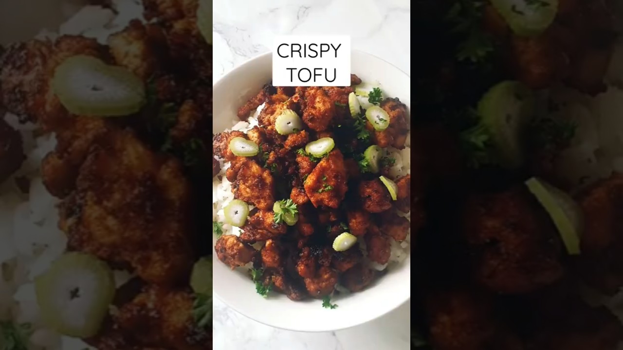 Crispy Tofu recipe made in a few minutes! 